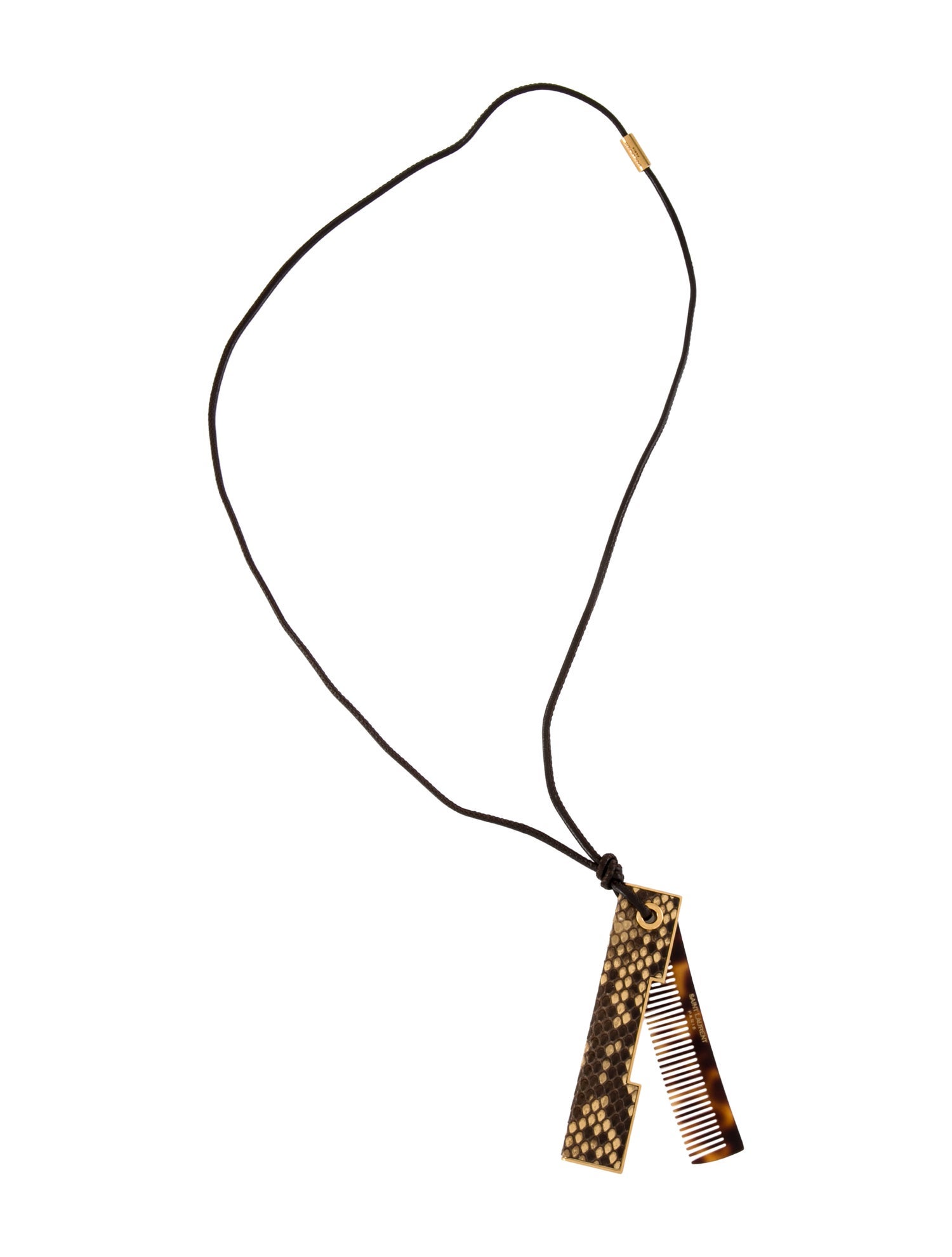 Saint Laurent Hair Comb Necklace