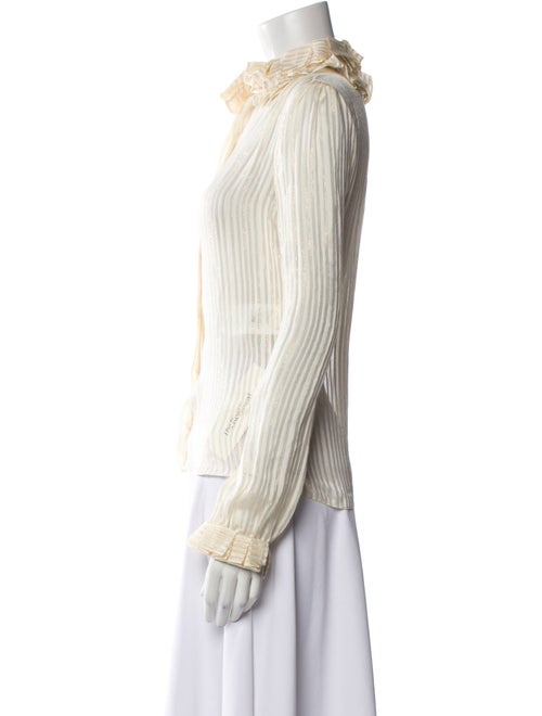 Saint Laurent 2020 Silk Button-Up Top