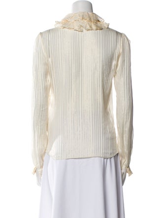 Saint Laurent 2020 Silk Button-Up Top