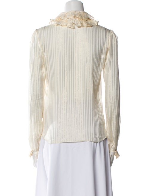 Saint Laurent 2020 Silk Button-Up Top