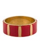 Saint Laurent Enamel Carre Bangle Bracelet