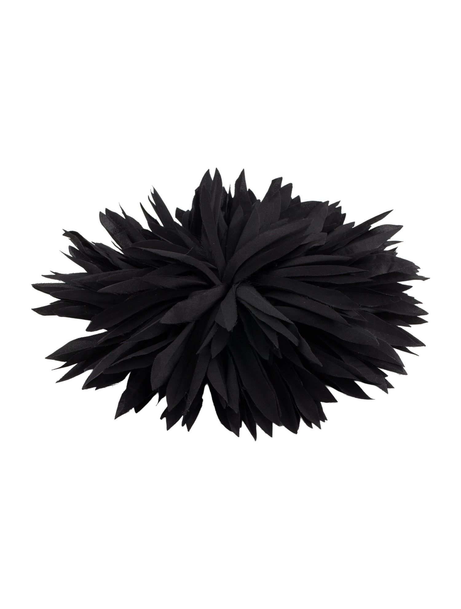 Saint Laurent Silk Dahlia Brooch Pin