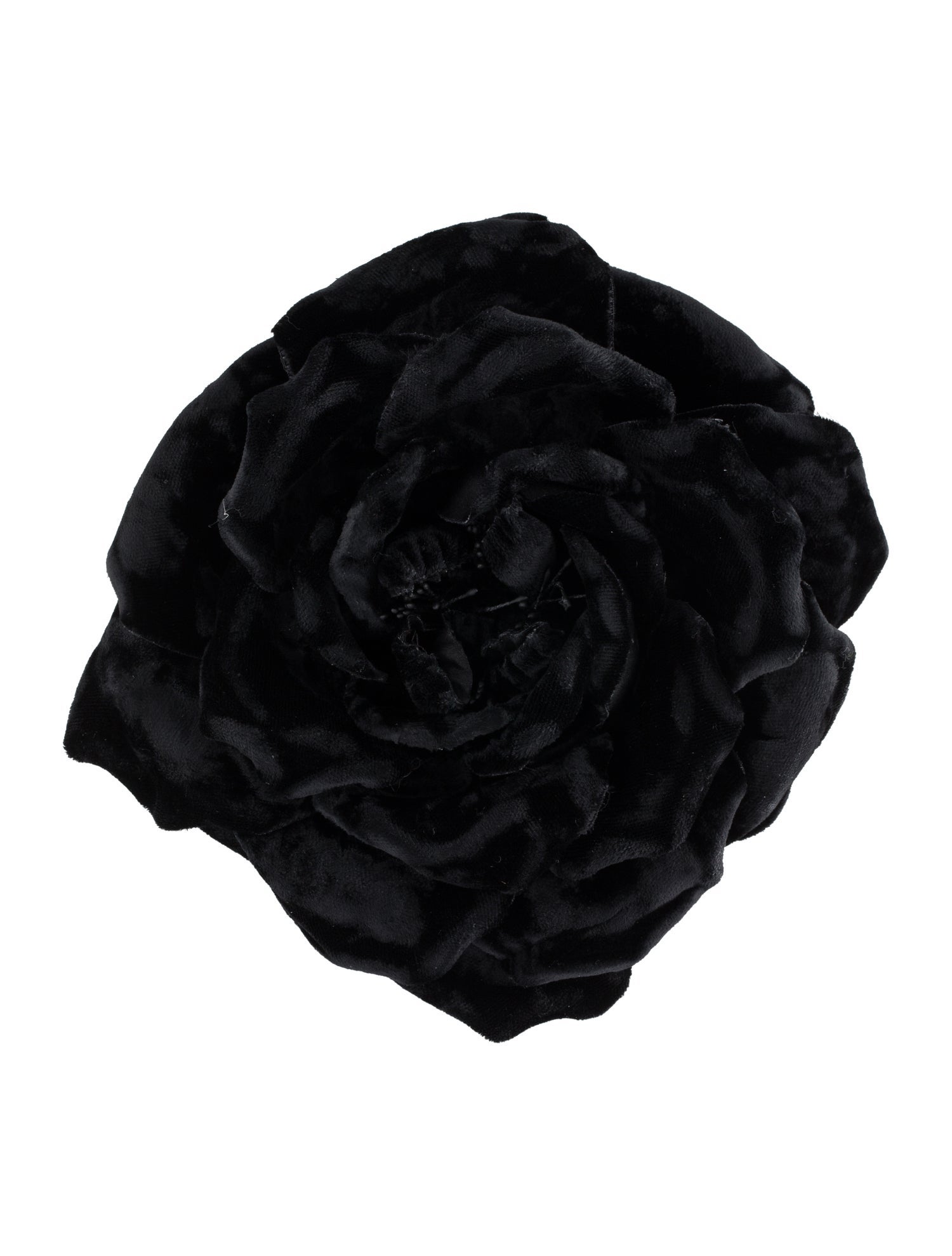 Saint Laurent Rose Sauva Flower Brooch Pin