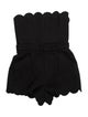 Saint Laurent Wool Strapless Romper