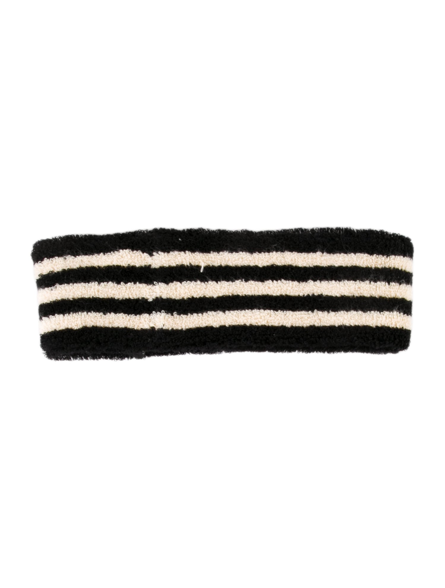 Saint Laurent Striped Pattern Headband w/Tags