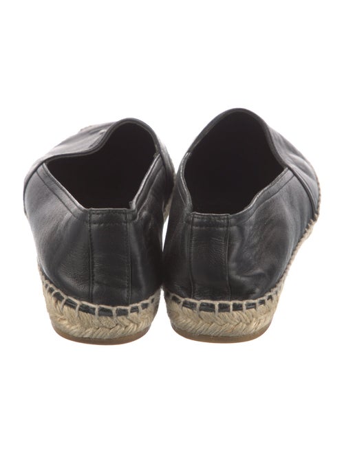 Saint Laurent Leather Colorblock Pattern Espadrilles