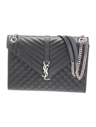 Saint Laurent Leather Envelope Large