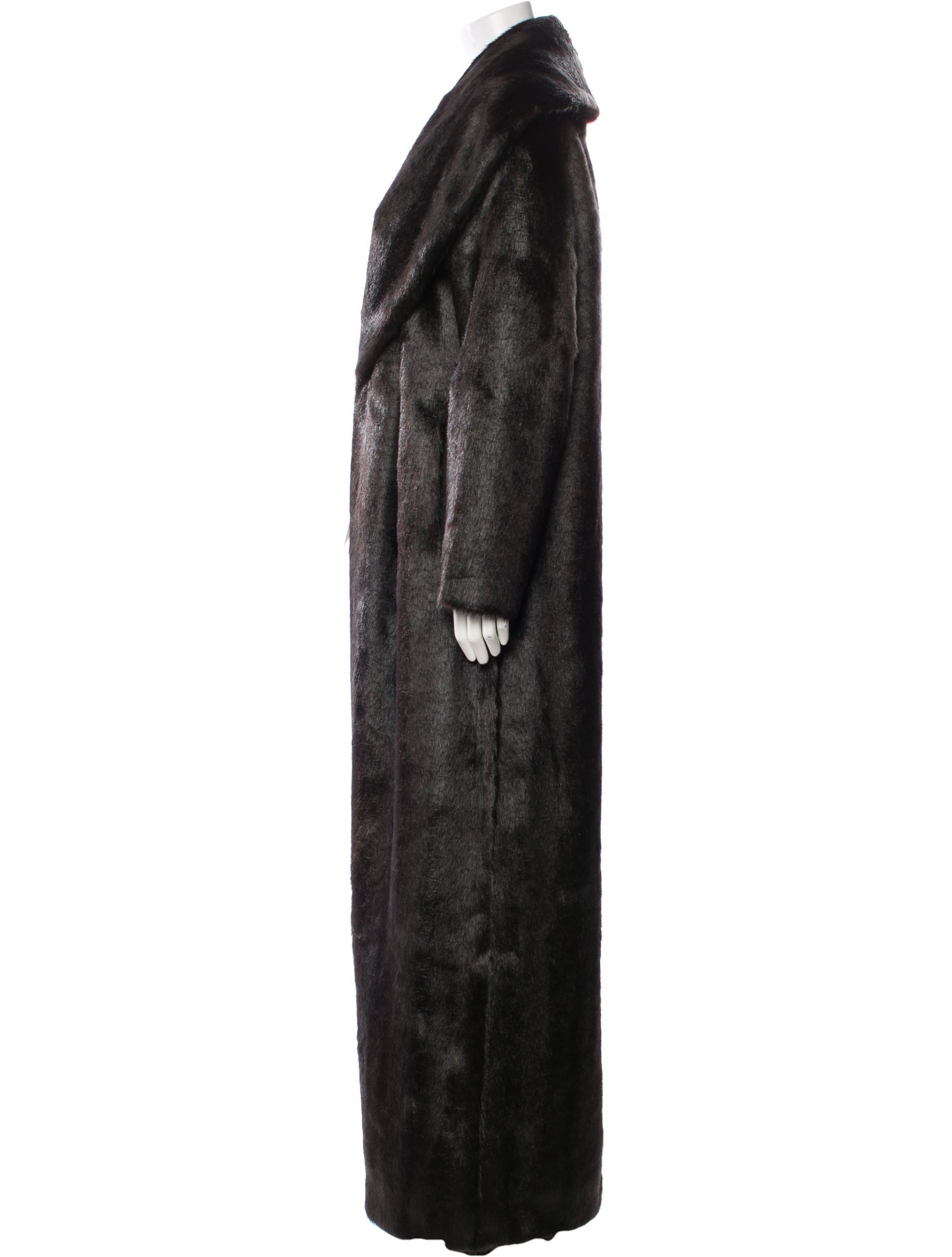 Saint Laurent Faux Fur Coat w/ Tags