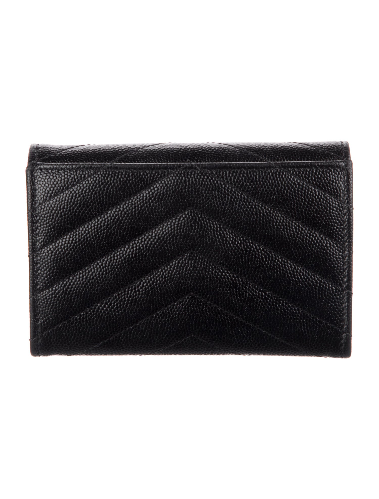 Saint Laurent Leather Compact Wallet