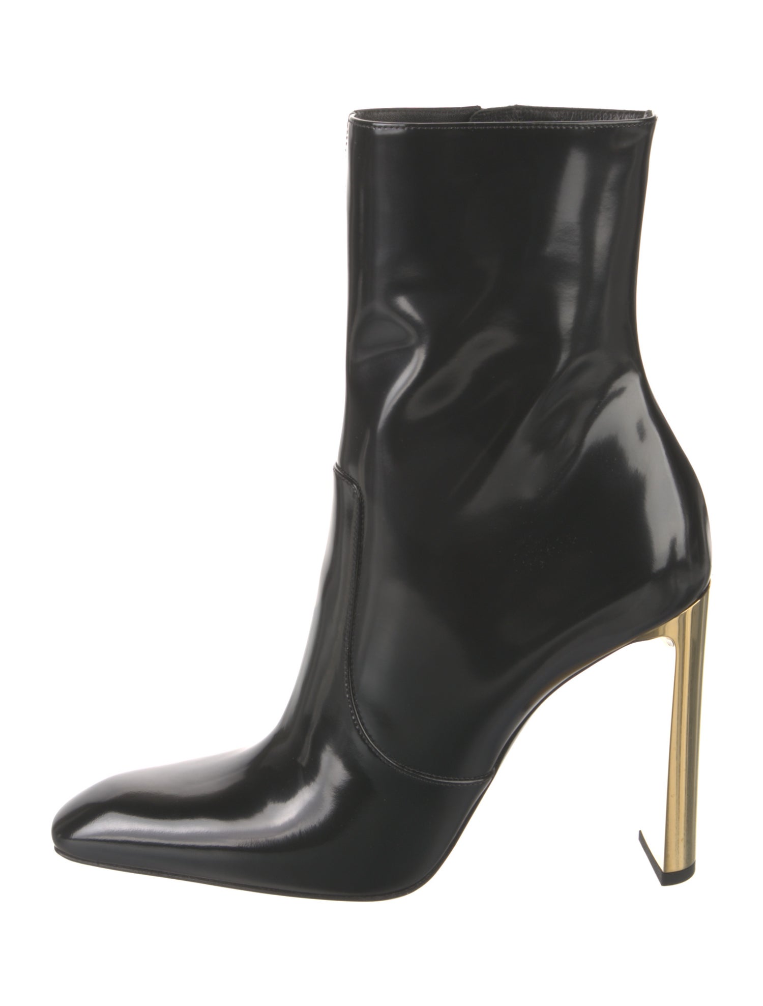 Saint Laurent Patent Leather Sock Boots w/ Tags