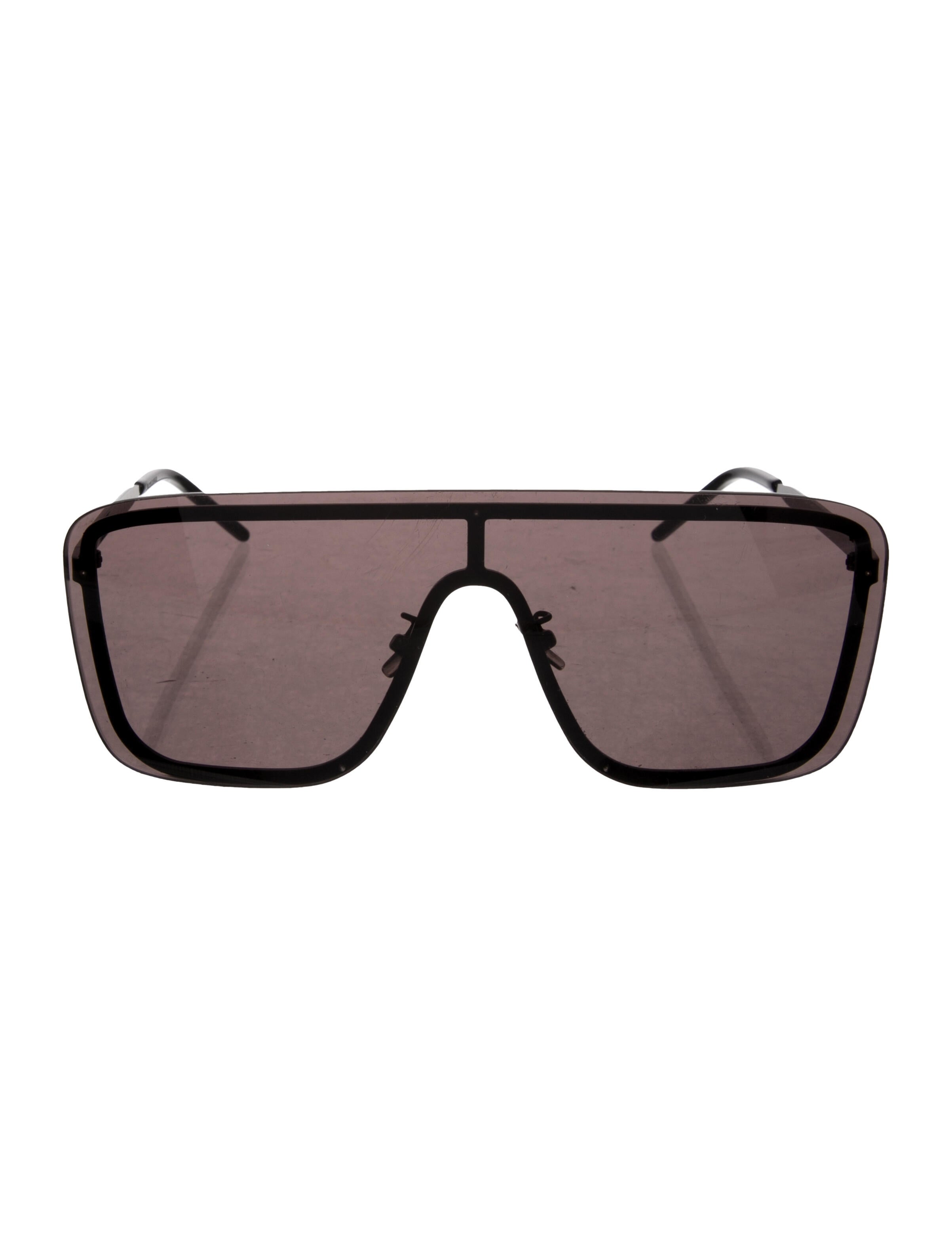 Saint Laurent Shield Tinted Sunglasses