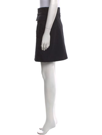 Saint Laurent Wool Mini Skirt