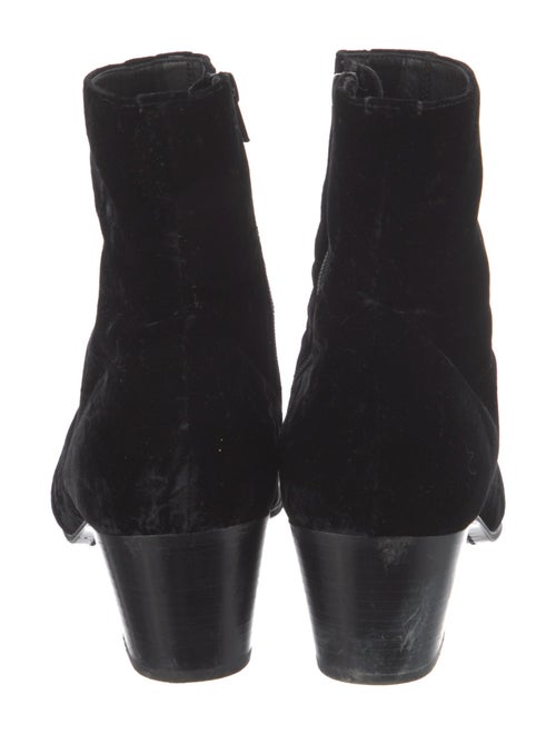 Saint Laurent Velvet Boots