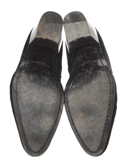 Saint Laurent Velvet Boots