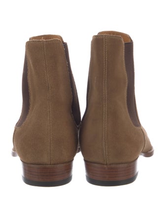 Saint Laurent Suede Chelsea Boots
