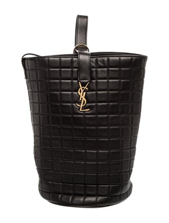 Saint Laurent Leather Bucket Bag