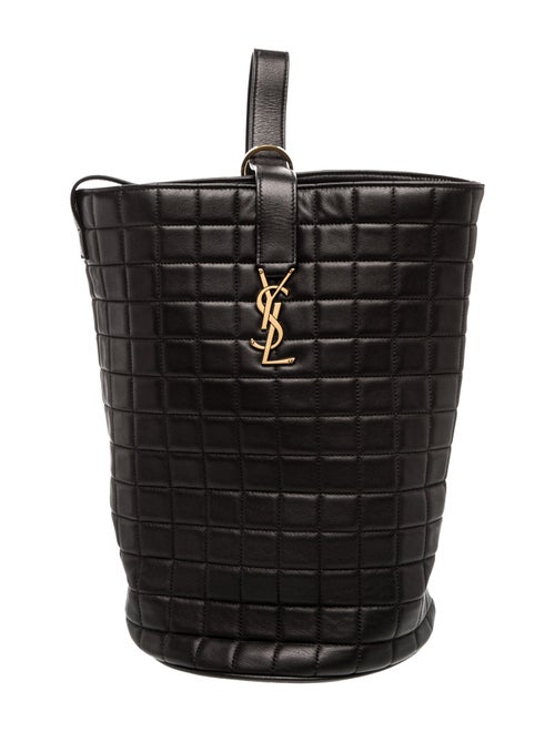 Saint Laurent Leather Bucket Bag