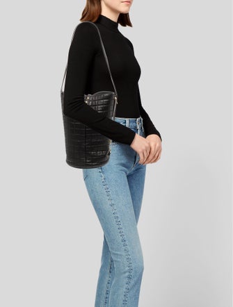 Saint Laurent Leather Bucket Bag