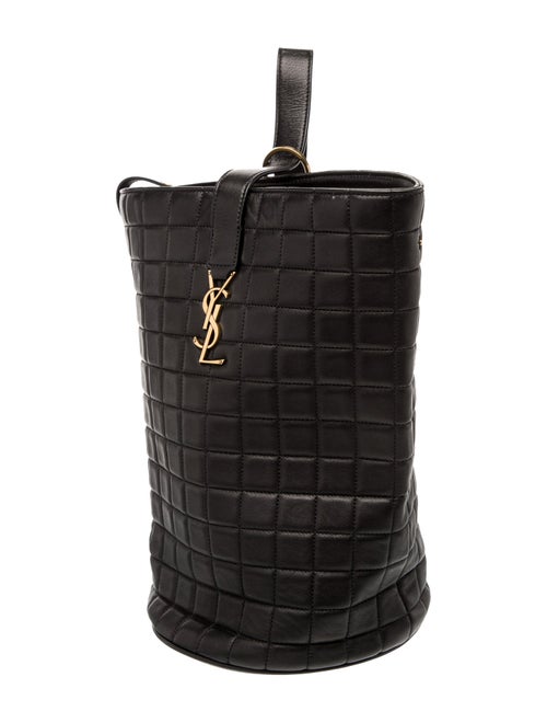 Saint Laurent Leather Bucket Bag