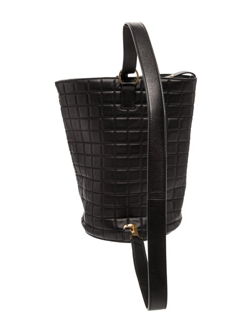 Saint Laurent Leather Bucket Bag