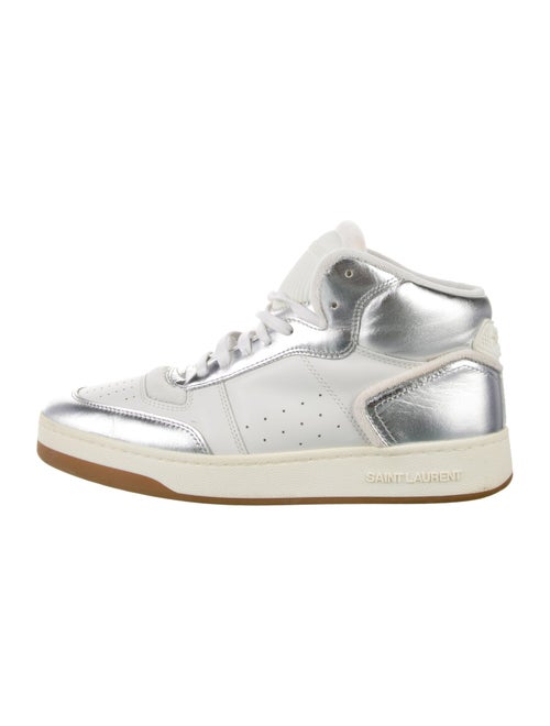 Saint Laurent Leather Printed Sneakers