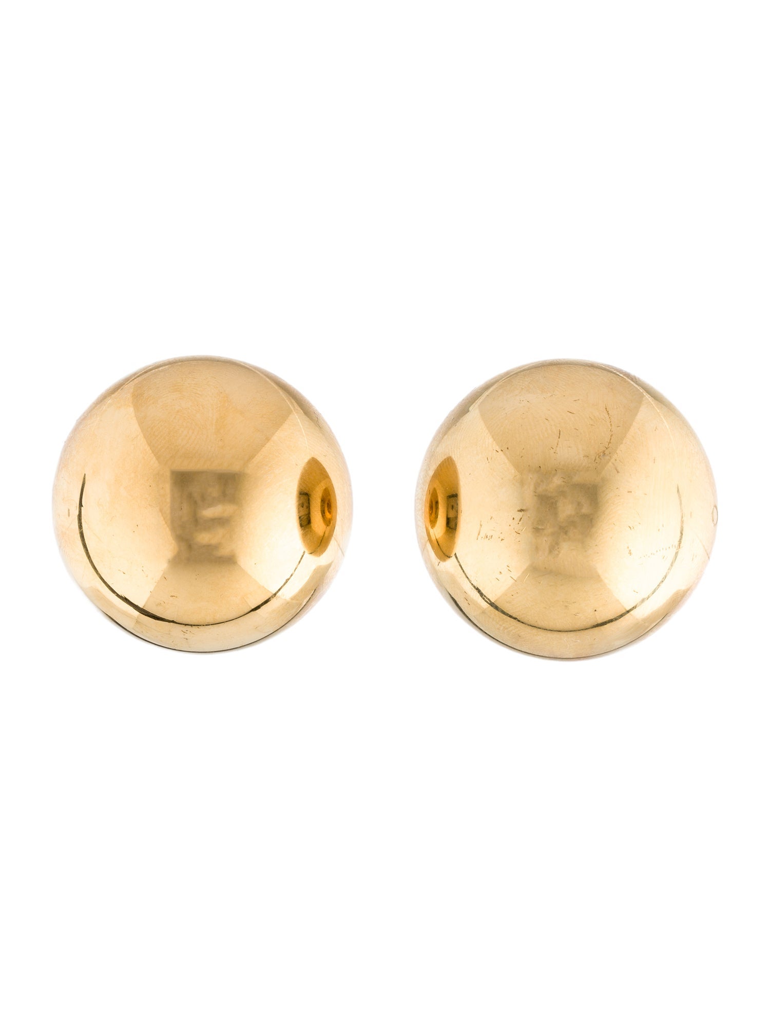 Saint Laurent Dome Clip-On Earrings