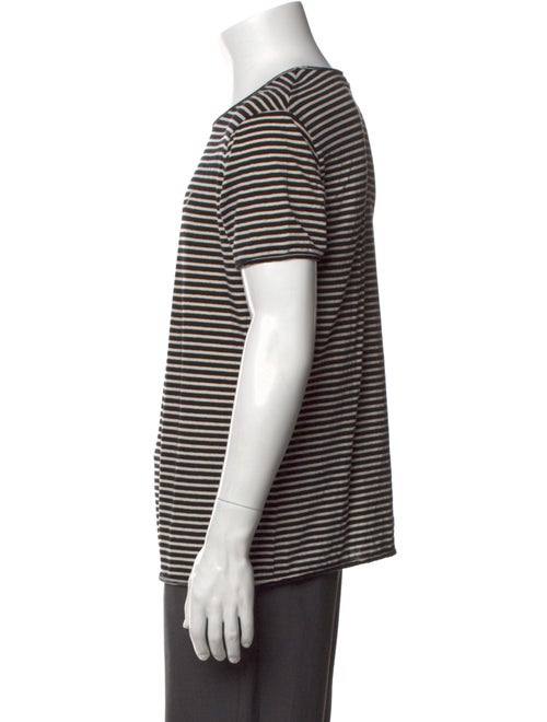 Saint Laurent 2021 Stripe Border T-Shirt