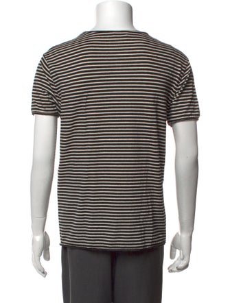Saint Laurent 2021 Stripe Border T-Shirt