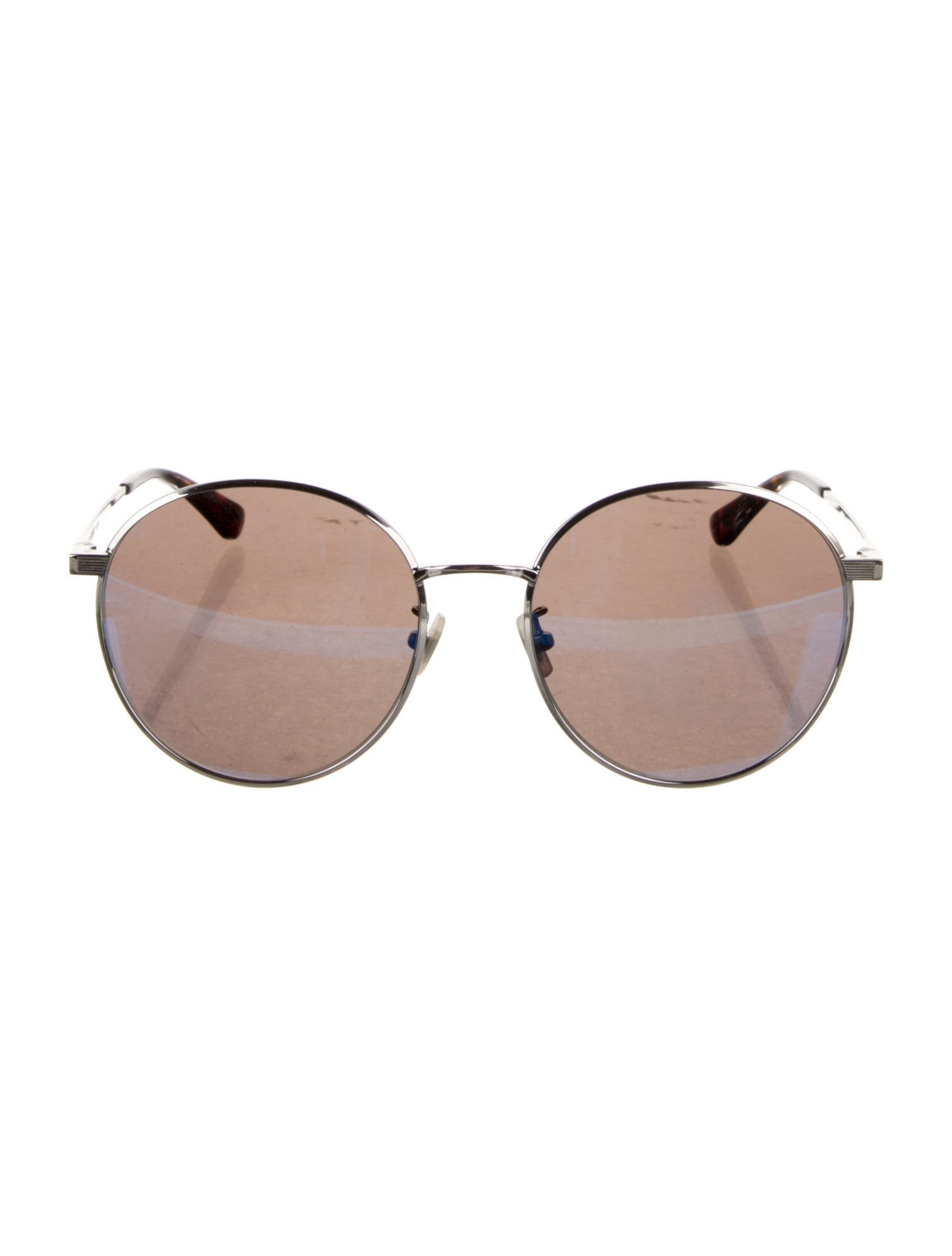 Saint Laurent Round Mirrored Sunglasses