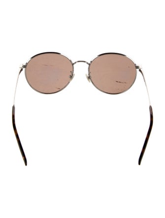 Saint Laurent Round Mirrored Sunglasses