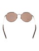 Saint Laurent Round Mirrored Sunglasses