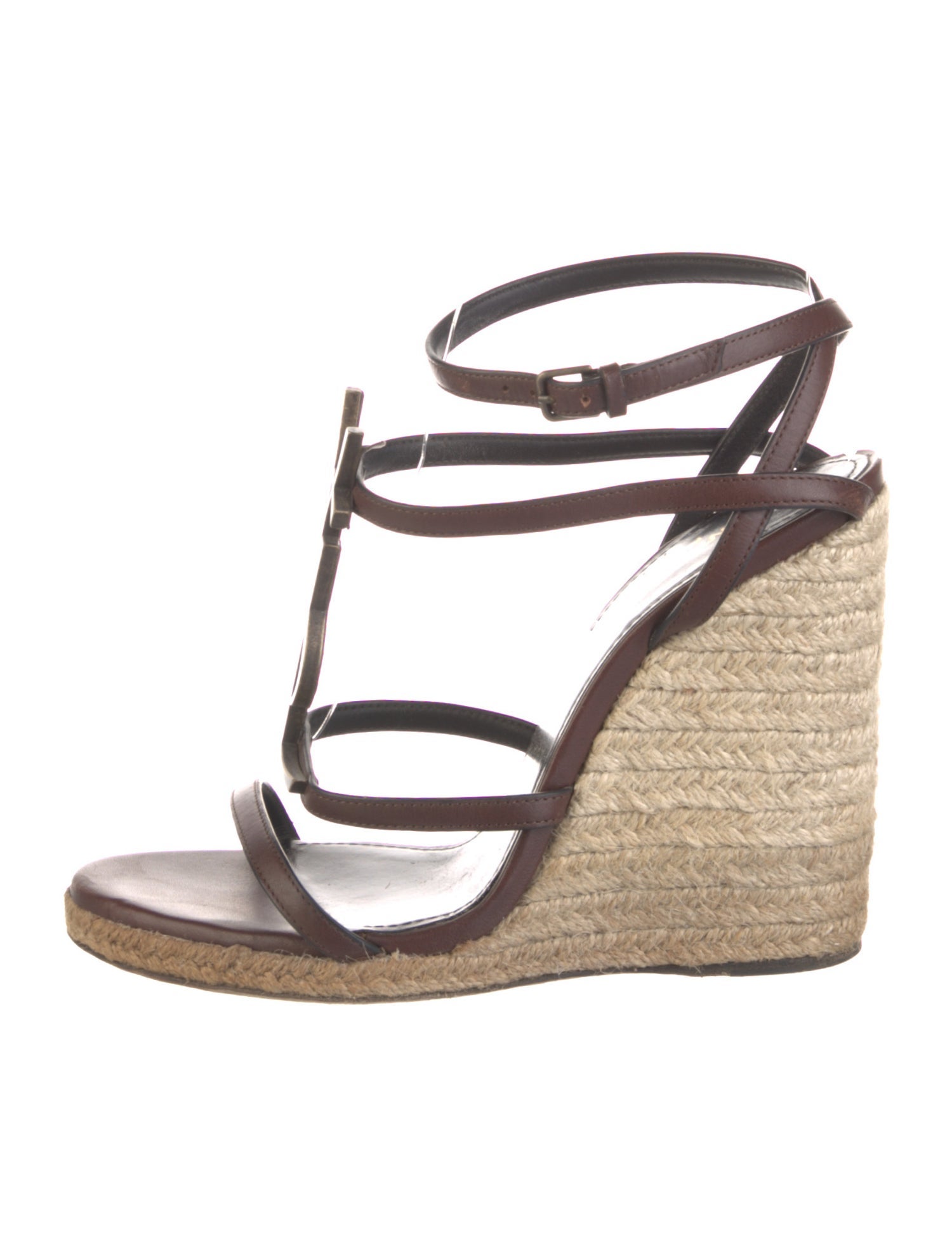 Saint Laurent Leather Espadrilles