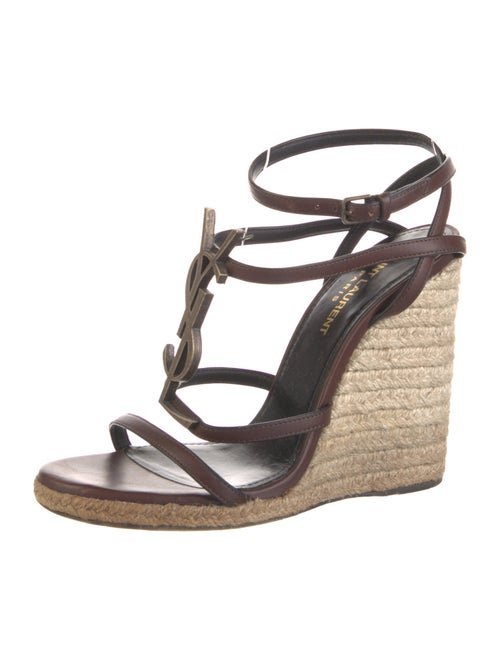 Saint Laurent Leather Espadrilles