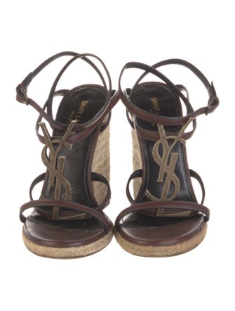 Saint Laurent Leather Espadrilles