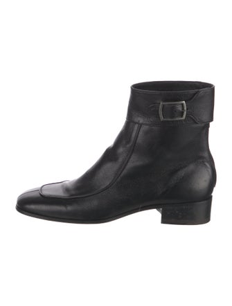 Saint Laurent Leather Boots