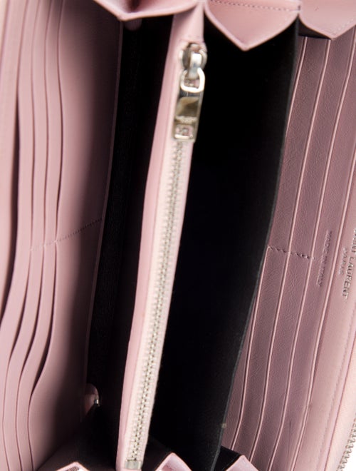 Saint Laurent 2018 Signature Logo Continental Wallet