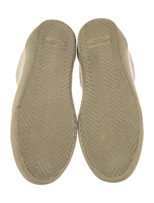 Saint Laurent Canvas Leather Trim Embellishment Sneakers