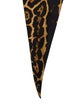 Saint Laurent Silk Animal Print Scarf
