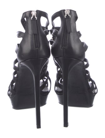 Saint Laurent Leather Gladiator Sandals