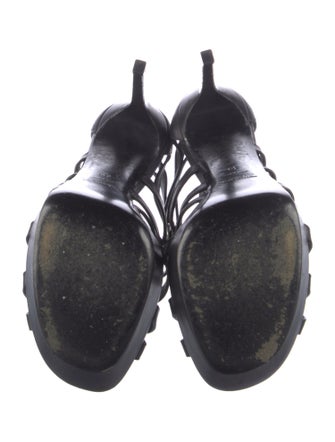 Saint Laurent Leather Gladiator Sandals