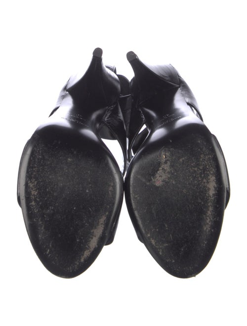 Saint Laurent Leather T-Strap Sandals