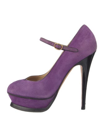 Yves Saint Laurent Suede Pumps