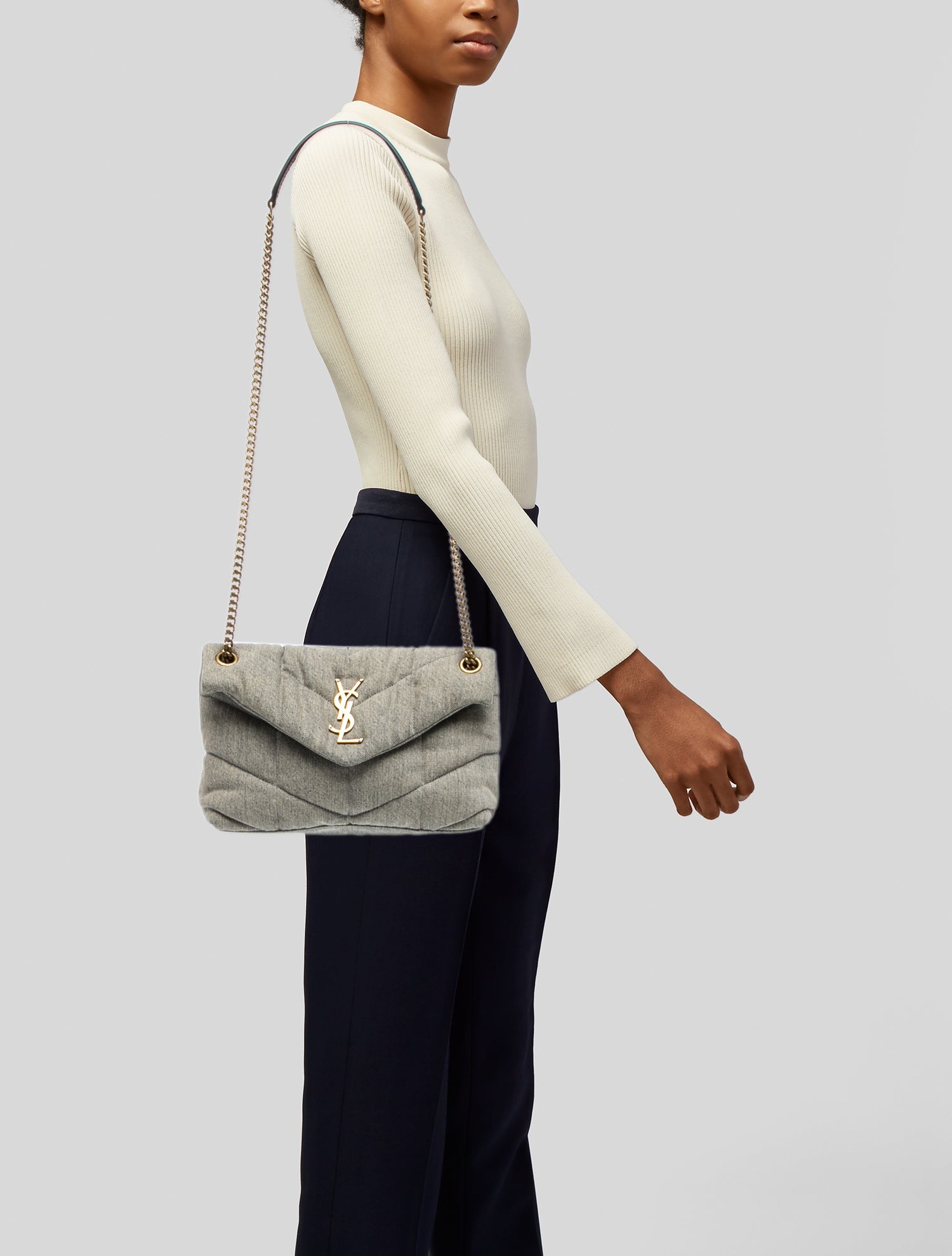 Saint Laurent Denim LouLou Small 2022