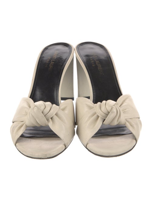 Saint Laurent Leather Slides