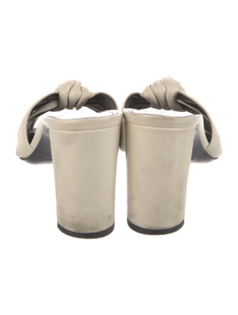 Saint Laurent Leather Slides