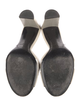 Saint Laurent Leather Slides