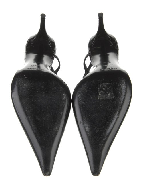 Saint Laurent Crocodile Slingback Pumps