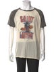 Saint Laurent 2019 Robot Logo Raglan T-Shirt