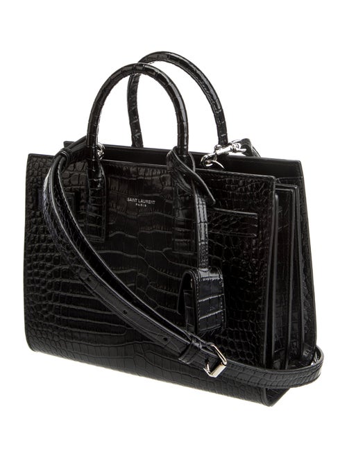 Saint Laurent Embossed Leather Sac De Jour Nano 2022