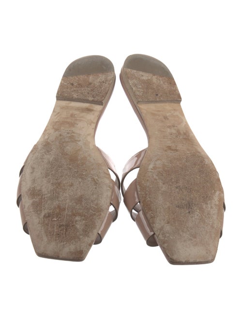 Saint Laurent Patent Leather Slides